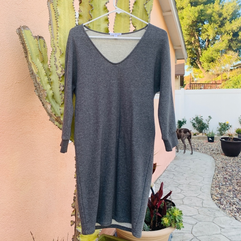 Standard James Perse Terry V-Neck Dress